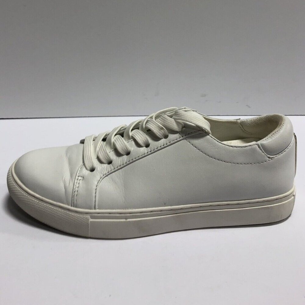 Kenneth Cole Womens Kam White Lace-Up Sneakers, Size 6.5M